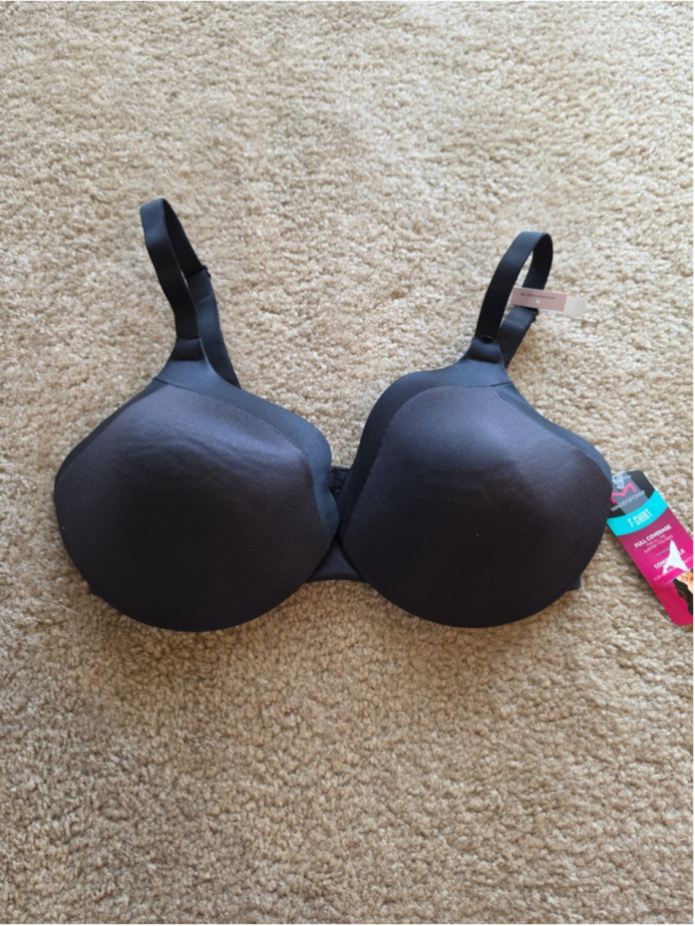 Maidenform Comfort Devotion T-Shirt Bra Black 36D